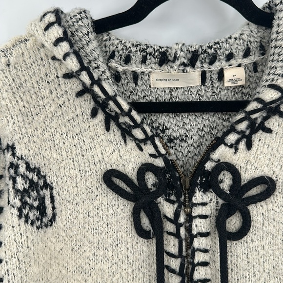 Anthropologie Sleeping On Snow Kajsa Hoodie Sweater Small - Picture 4 of 6